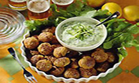 Coriander Kufta with Ground Meat